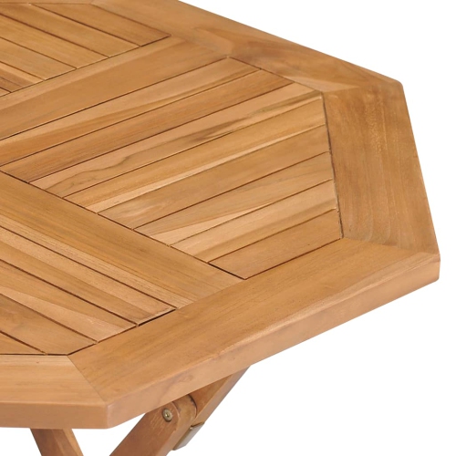 vidaXL Folding Patio Table 33.5"x33.5"x29.9" Solid Teak Wood