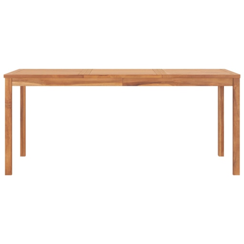 vidaXL Patio Dining Table 70.9"x35.4"x30.3" Solid Teak Wood