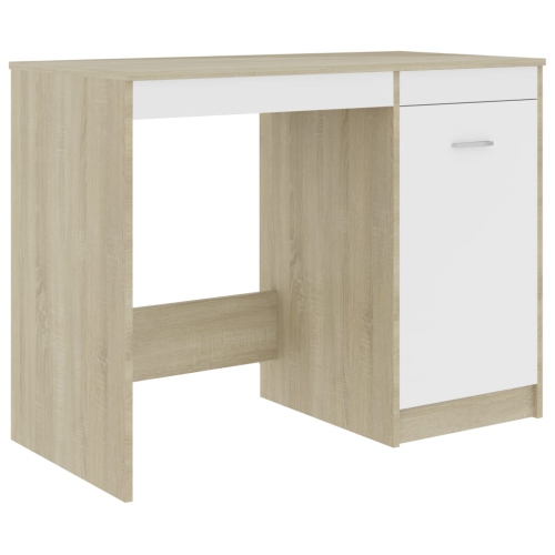Bureau gris vidaXL de 39.4 x 19,7 x 29,9 po en carton gris