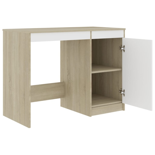 Bureau gris vidaXL de 39.4 x 19,7 x 29,9 po en carton gris