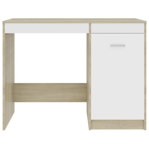 Bureau gris vidaXL de 39.4 x 19,7 x 29,9 po en carton gris