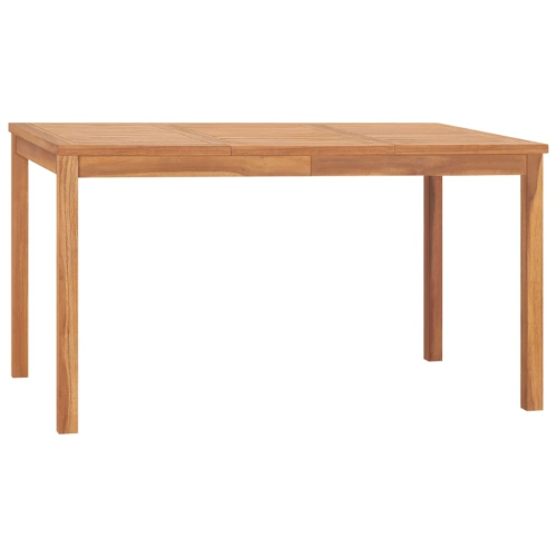 VIDAXL  Patio Dining Table 55.1"x31.5"x30.3" Solid Teak Wood
