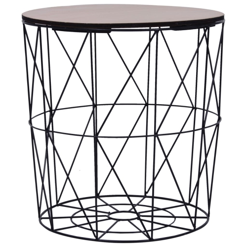 vidaXL Coffee Table 3 pcs Black