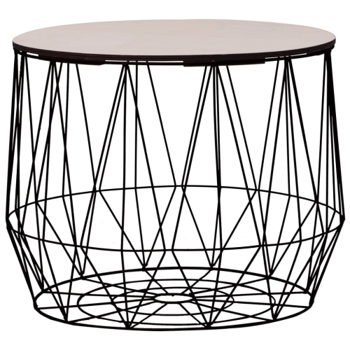 vidaXL Coffee Table 2 pcs Black