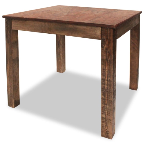 VIDAXL  Dining Table Solid Reclaimed Wood 32.3"x31.5"x29.9"