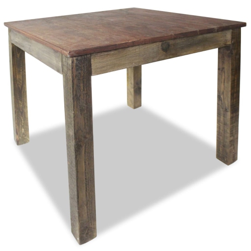 vidaXL Dining Table Solid Reclaimed Wood 32.3"x31.5"x29.9"