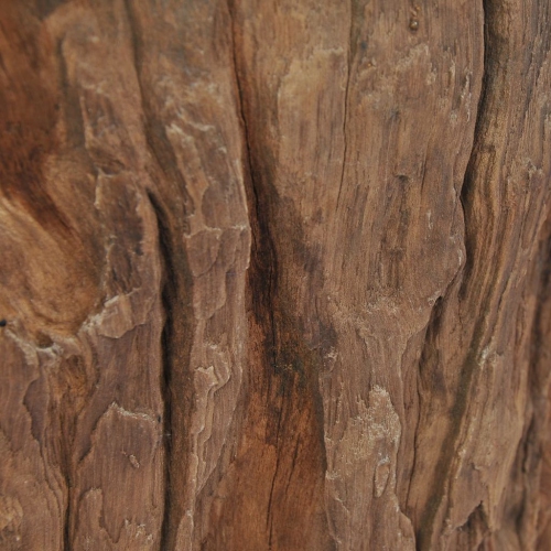 vidaXL Coffee Table Teak Glass 19.7"x15.7"