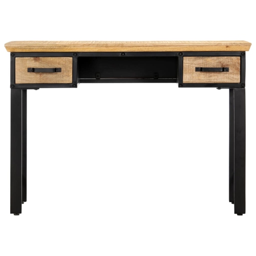 vidaXL Writing Table 43.3"x19.6"x29.9" Solid Mango Wood