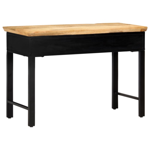vidaXL Writing Table 43.3"x19.6"x29.9" Solid Mango Wood