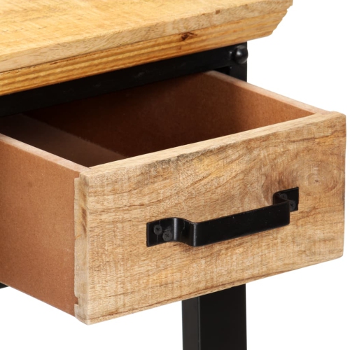 vidaXL Writing Table 43.3"x19.6"x29.9" Solid Mango Wood