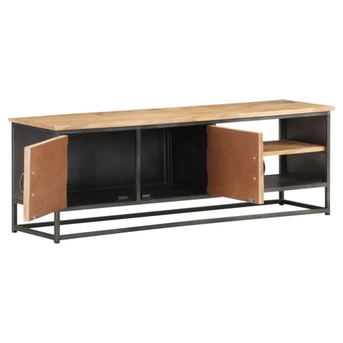 vidaXL TV Cabinet 47.2"x11.8"x15.7" Solid Acacia Wood