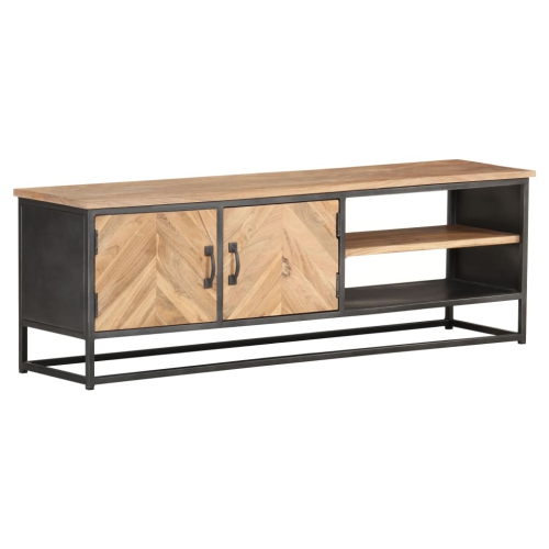 vidaXL TV Cabinet 47.2"x11.8"x15.7" Solid Acacia Wood
