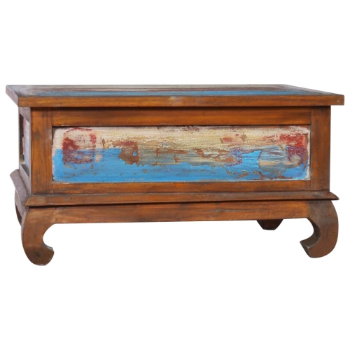 vidaXL Coffee Table 31.5"x19.7"x15.7" Reclaimed Teak Wood