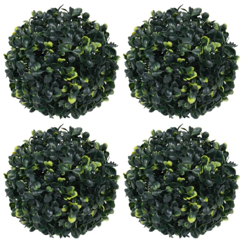 VIDAXL  Artificial Boxwood Balls 4 PCs 4.7"