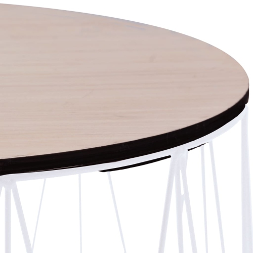 vidaXL Coffee Table 2 pcs White