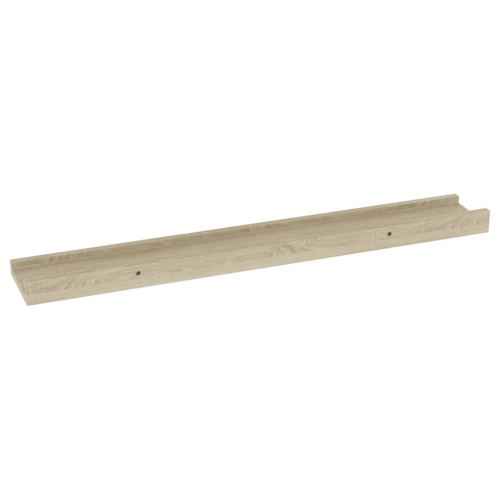 vidaXL Wall Shelves 2 pcs Sonoma Oak 23.6"x3.5"x1.2"