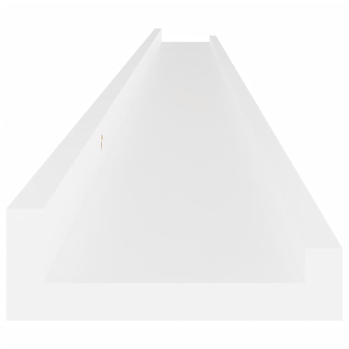 vidaXL Wall Shelves 2 pcs White 45.3"x3.5"x1.2"