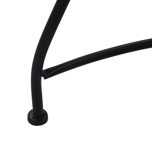 vidaXL Mosaic Bistro Table Brown 23.6" Ceramic