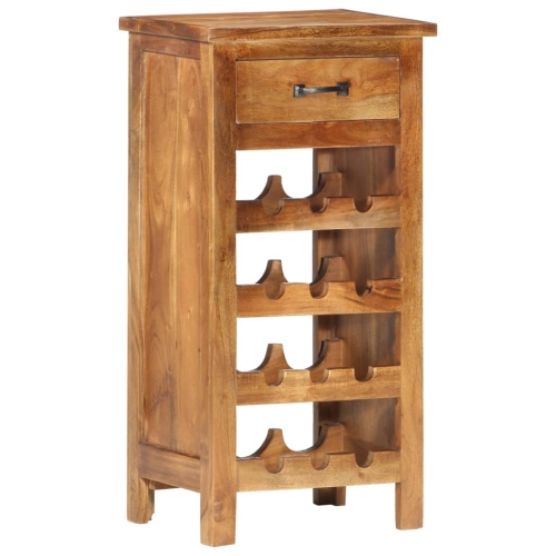 Armoire à vin en acacia massif de 15.7 x 11,8 x 31,5 po de VidaXL