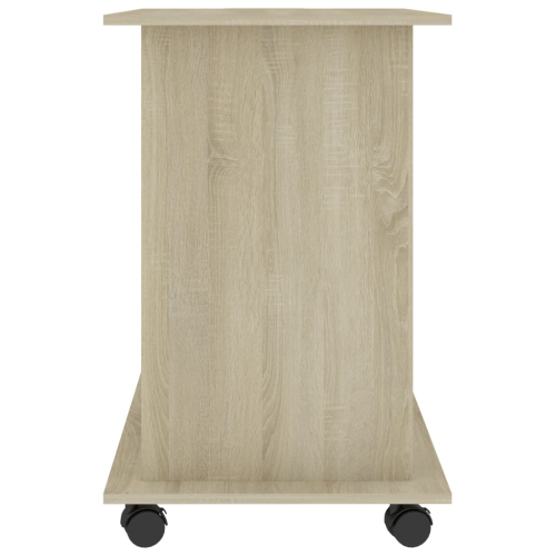 vidaXL Computer Desk Sonoma Oak 31.5"x19.7"x29.5" Chipboard