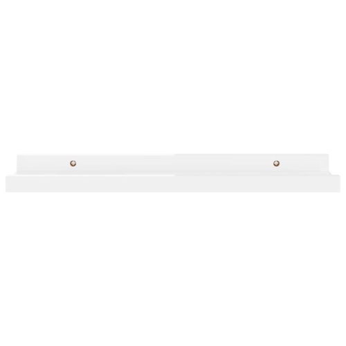 vidaXL Wall Shelves 4 pcs High Gloss White 15.7"x3.5"x1.2"