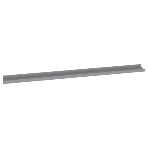 vidaXL Wall Shelves 4 pcs Gray 45.3"x3.5"x1.2"