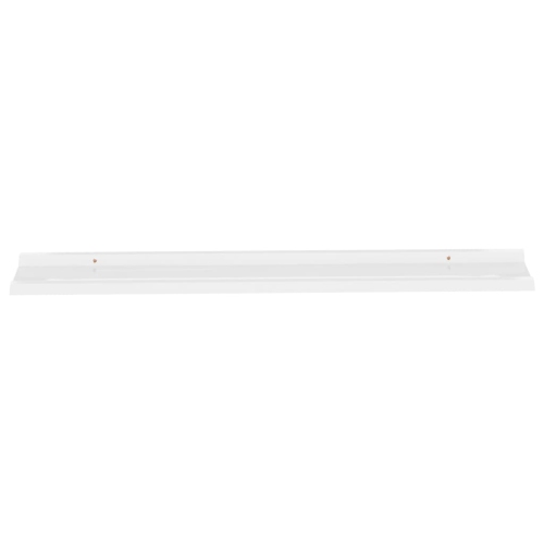 vidaXL Wall Shelves 2 pcs High Gloss White 45.3"x3.5"x1.2"