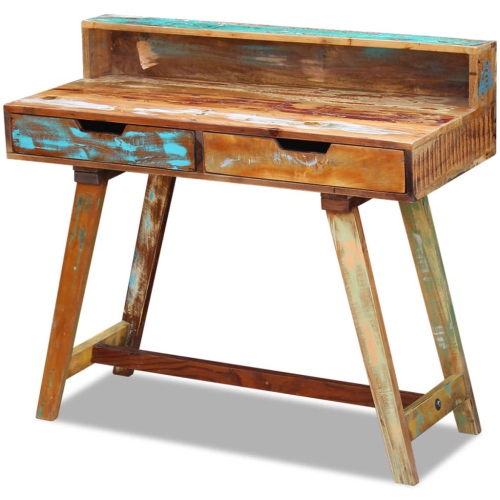 VIDAXL  Desk Solid Reclaimed Wood