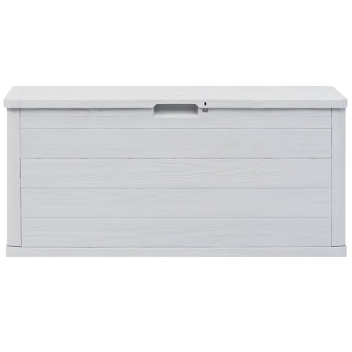 vidaXL Patio Storage Box 74 gal Light Gray