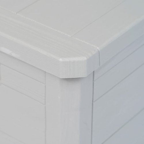 vidaXL Patio Storage Box 74 gal Light Gray