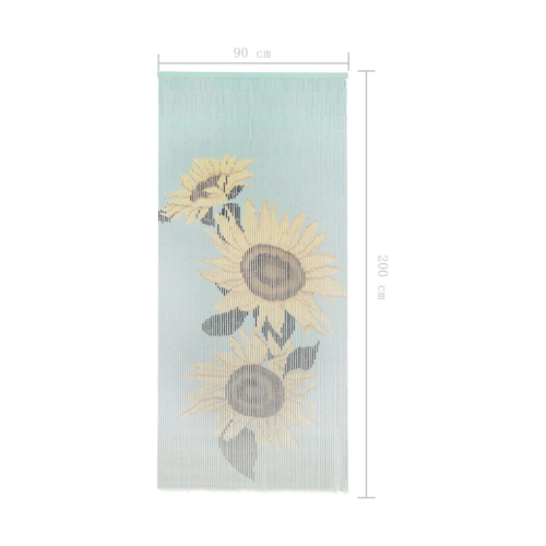 vidaXL Insect Door Curtain Bamboo 35.4"x78.7"
