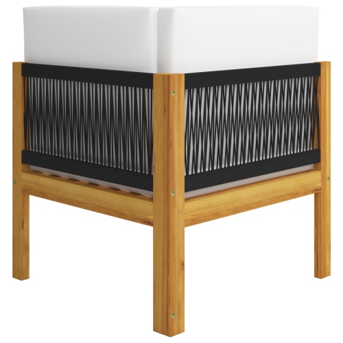 vidaXL Patio Corner Sofas 2 pcs with Cushions Solid Acacia Wood