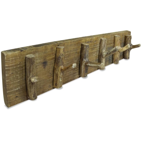 VIDAXL  Coat Rack Solid Reclaimed Wood 23.6"x5.9"