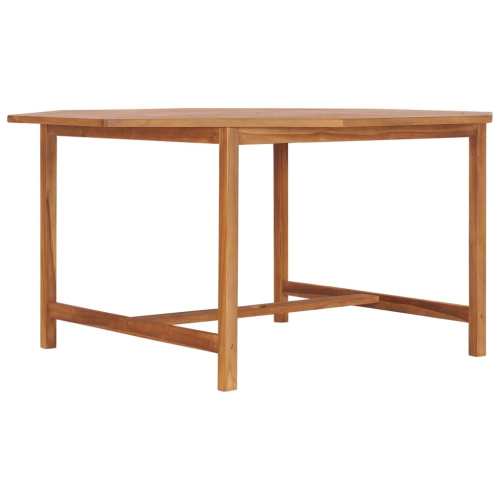 VIDAXL  Patio Table 59.1"x59.1"x29.5" Solid Teak Wood