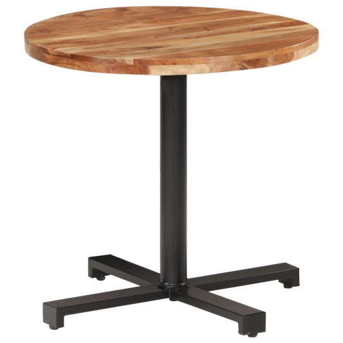 VIDAXL  Bistro Table Round Ø31.5"x29.5" Solid Acacia Wood