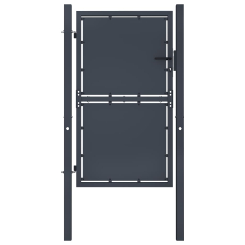 VIDAXL  Garden Gate Steel 39.4"x49.2" Anthracite