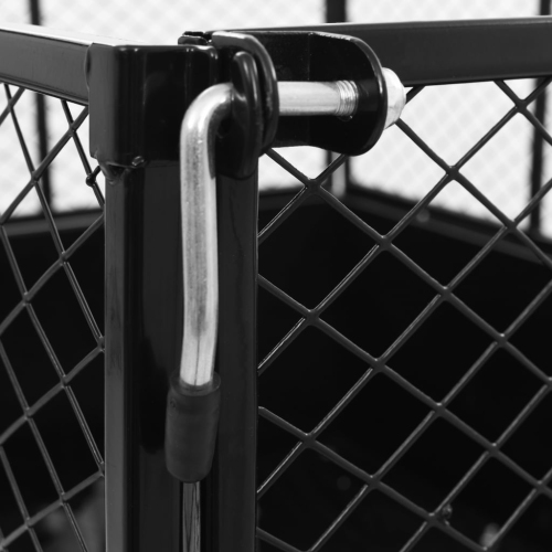 vidaXL Tipping Trailer for Lawn Mower 661.4 lb Load