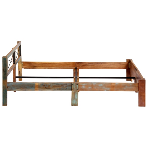 vidaXL Bed Frame Solid Reclaimed Wood 70.9"x78.7"