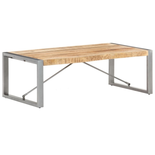 vidaXL Coffee Table 47.2"x23.6"x15.7" Rough Mango Wood