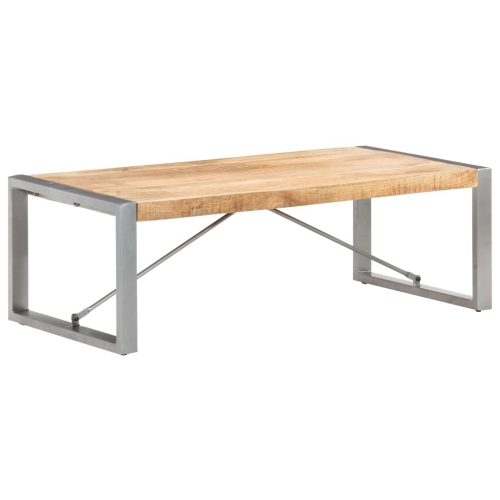 vidaXL Coffee Table 47.2"x23.6"x15.7" Rough Mango Wood
