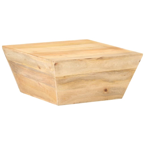 vidaXL Coffee Table V-shape 26"x26"x11.8" Solid Mango Wood