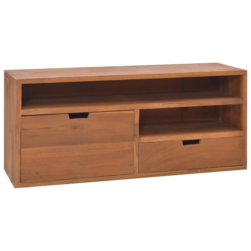VIDAXL  Tv Cabinet 35.4"x11.8"x15.7" Solid Teak Wood