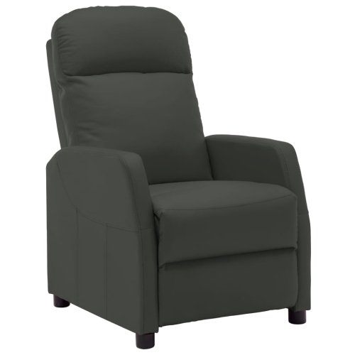 Fauteuil inclinable VidaXL en similicuir anthracite