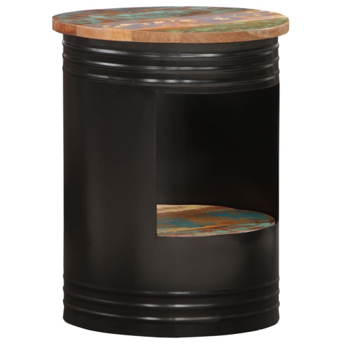 VIDAXL  Coffee Table 16.9"x21.7" Solid Reclaimed Wood