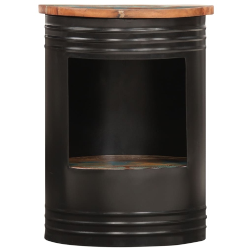 vidaXL Coffee Table 16.9"x21.7" Solid Reclaimed Wood