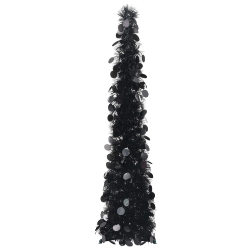 VIDAXL  Pop-Up Artificial Christmas Tree 47.2" Pet In Black