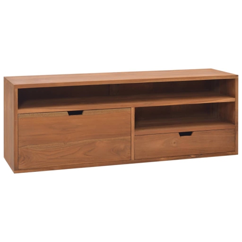 VIDAXL  Tv Cabinet 43.3"x11.8"x15.7" Solid Teak Wood