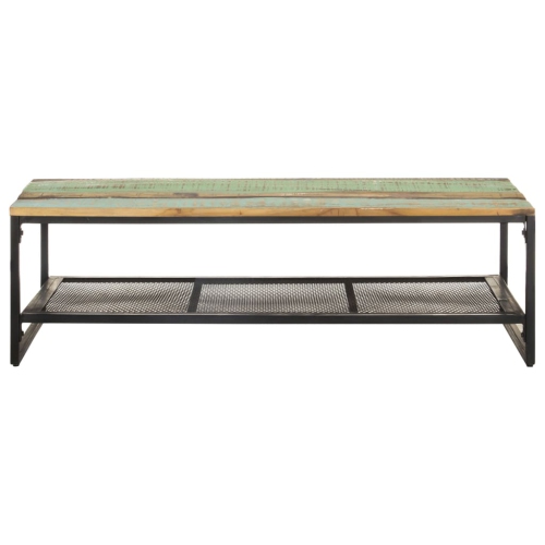 vidaXL Coffee Table 43.3"x23.6"x13.8" Solid Reclaimed Wood