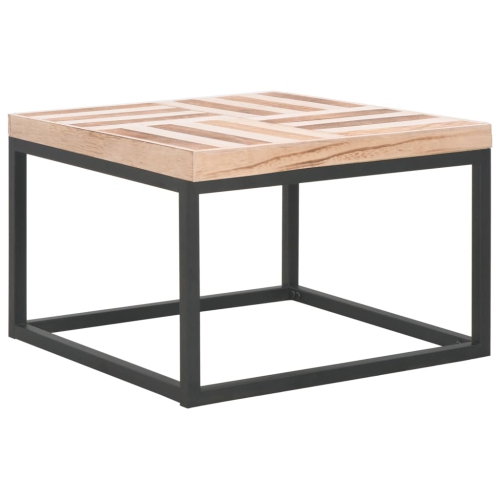 Table basse de 19.7 x 19,7 x 13 po en bois massif VidaXL