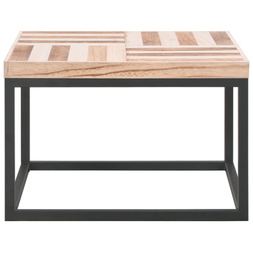 Table basse de 19.7 x 19,7 x 13 po en bois massif VidaXL